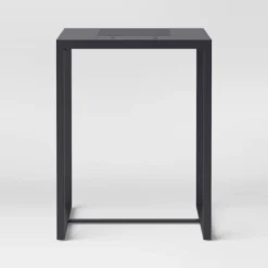 Henning Bar Height Rectangle Patio Table - Black - Project 62â„¢