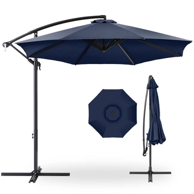 Best Choice Products 10ft Offset Hanging Outdoor Market Patio Umbrella W/ Easy Tilt Adjustment - Image 16