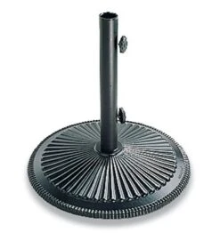 Plow & Hearth Umbrella Base Stand, Cast Iron 50 Lbs.