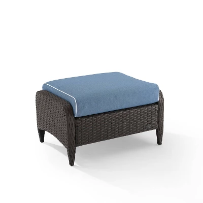 Kiawah Outdoor Wicker Ottoman - Crosley - Image 9