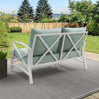 Crosley Kaplan Outdoor Patio Loveseat - Image 7