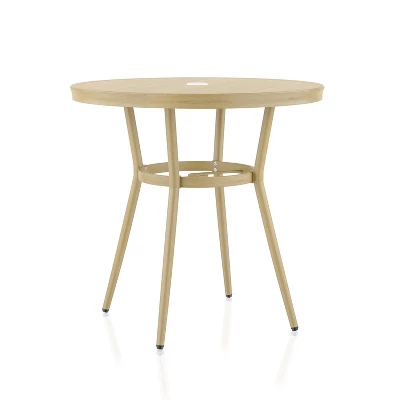 3pc Arna Patio Set With 32" Round Dining Table - MiBasics - Image 2