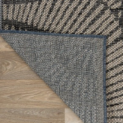 World Rug Gallery Abstract Indoor/Outdoor Area Rug - Image 3