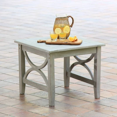Abbington Teak Patio Side Table - Cambridge Casual - Image 7