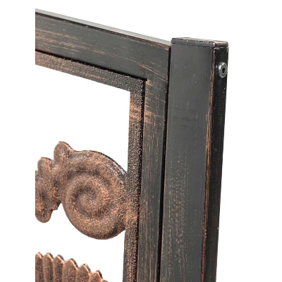 Evergreen Metal Fern Bench - Image 3