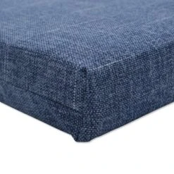 45" X 18" Outdoor/Indoor Bench Cushion Tory Denim Blue - Pillow Perfect
