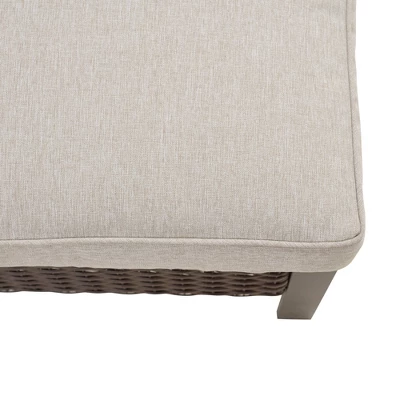 X Arm Patio Ottoman - Patio Festival - Image 2