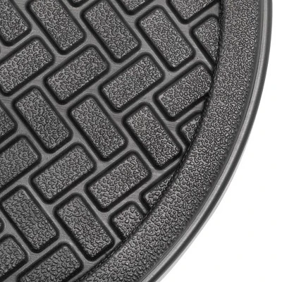 28.58lbs Outdoor Concrete/Cement Filled Umbrella Base For Market Umbrella Black - Crestlive Products - Image 3