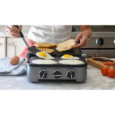 Cuisinart Griddler - Stainless Steel - GR-4NP1 - Image 9
