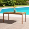 Okemo Acacia Wood Rectangular Outdoor Dining Table - Alaterre Furniture