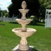 Sunnydaze Decor Sunnydaze 61"H Electric Polyresin And Fiberglass 3-Tier Cornucopia Outdoor Water Fountain