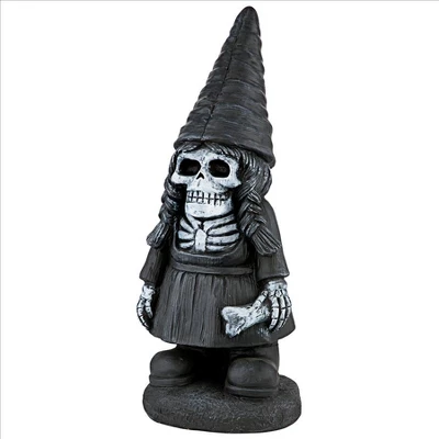 Design Toscano Midnight The Goth Zombie Mistress Garden Gnome Statue - Image 3