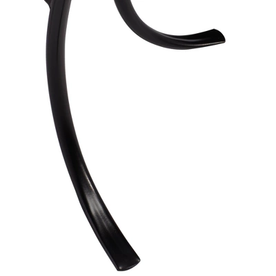 Teal Island Designs Modern Black Round Outdoor Accent Side Table 14" Wide Multi Blue Mosaic Tabletop For Front Porch Patio House Balcony - Image 4