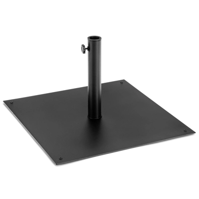 Tangkula 40LBS Outdoor Market Umbrella Base Stand Square Umbrella Holder Black - Image 5