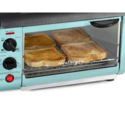 Nostalgia Electrics Retro 3-in-1Family Size Griddle Aqua