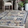 NuLOOM Taliyah Faded Bohemian Fringed Indoor/Outdoor Area Rug
