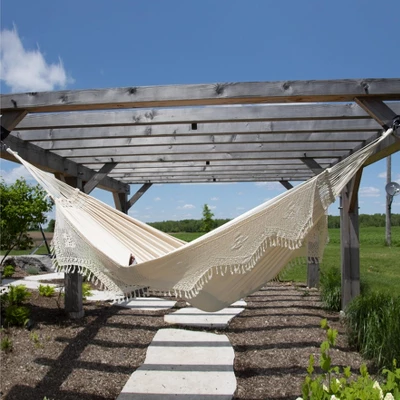 Vivere Authentic Elegant Brazilian Double Hammock - Image 2