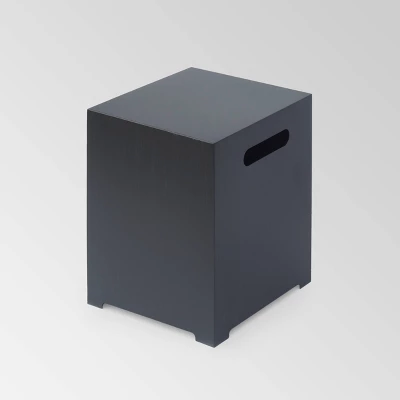 Thasos 10pc Acacia U-Shaped Farmhouse Sectional Sofa Set With Fire Pit - Gray - Christopher Knight Home - Image 3