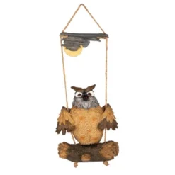 Design Toscano Howie The Hoot Owl Swinging Sculpture