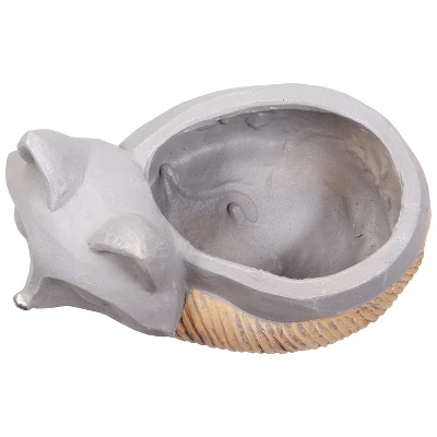 Sunnydaze Decor Sunnydaze Finley The Fox Planter Statue - Indoor/Indoor Decorative Figurine - 12" - Image 6