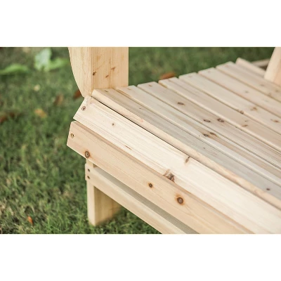 Wood Adirondack Love Seat - Patio Festival - Image 5