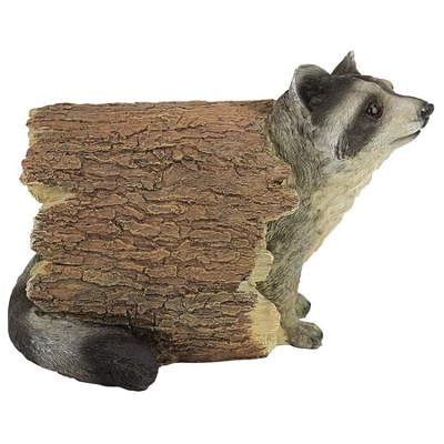 Design Toscano Bandit, The Raccoon Statue - Black - Image 5