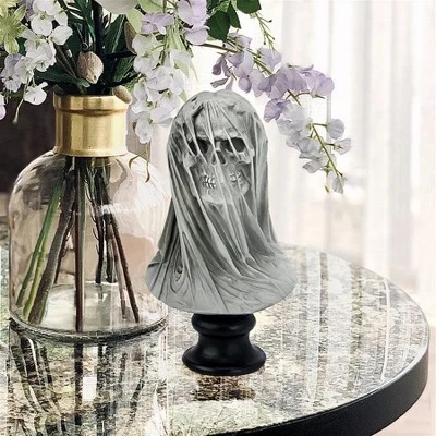 Design Toscano Samhain's Veiled Maiden Of Death Bust Statue