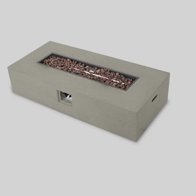 Aviara 5pc Aluminum Chat Set With Fire Pit - Silver/Khaki And Light Gray - Christopher Knight Home - Image 3