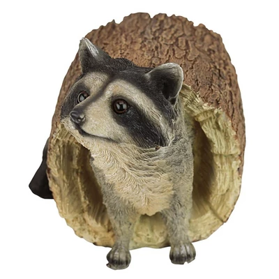 Design Toscano Bandit, The Raccoon Statue - Black - Image 2