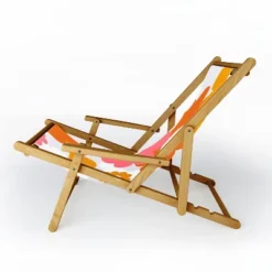 SunshineCanteen Flower Power 1960 Sling Chair - Deny Designs