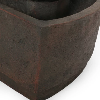 30.75" Bochas Faux Stone Fountain - Christopher Knight Home - Image 5