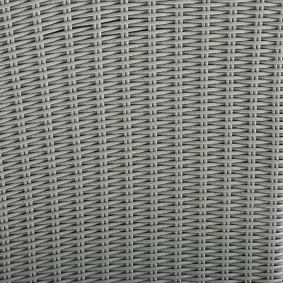 Bradenton 3pc Outdoor Wicker Sofa & 2 Ottoman Set - Navy/Gray - Crosley - Image 5