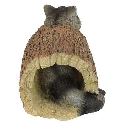 Design Toscano Bandit, The Raccoon Statue - Black - Image 4
