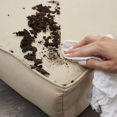 Sunbrella 6pc Canvas Outdoor Corded Sofa Pillow And Cushion Set - Sorra Home - Image 3