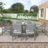 Outdoor 6-Seat Acacia Wood Dining Set For Yard, Terrace, Balcony - ModernLuxe