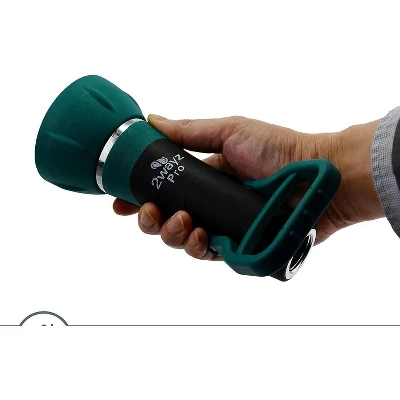 2WAYZ Fireman Hose Nozzle With Ergonomic Shut Off On Handle - Green - Image 2