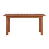Miramar Rectangle Hardwood Outdoor Coffee Table - Cinnamon Brown - CorLiving