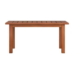 Miramar Rectangle Hardwood Outdoor Coffee Table - Cinnamon Brown - CorLiving