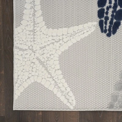 Nourison Aloha Coastal Starfish Outdoor Area Rug - Image 3