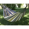 The Hamptons Collection 144” Gray And Gold Striped Two Person Brazilian Style Hammock