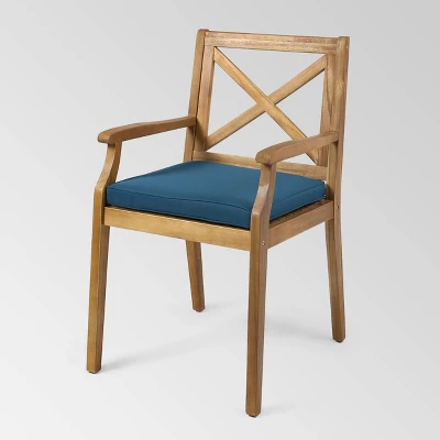 Pines 7pc Acacia Oval Wood Dining Set - Christopher Knight Home - Image 2