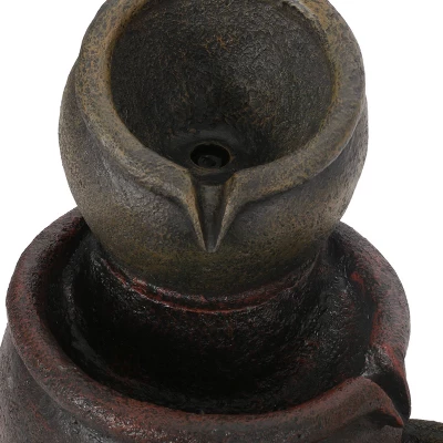 30.75" Bochas Faux Stone Fountain - Christopher Knight Home - Image 6