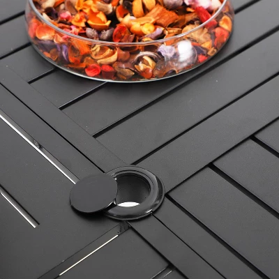 42" Outdoor Stainless Steel Round Dining Table - Captiva Designs - Image 3