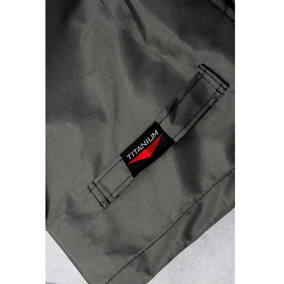 Titanium 3-Layer Water Resistant Outdoor Dining Set Round Covers Dark Gray By Shield