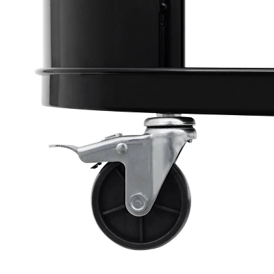 80qt Sporty Oval Rolling Patio Cooler - Permasteel - Image 8