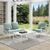 3pc Kaplan Outdoor Steel Conversation Set - Crosley