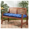 Solid Outdoor Bench Cushion - Marine - Kensington Garden