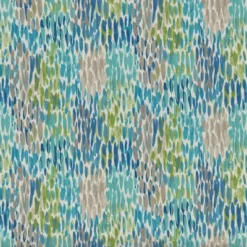 Make It Rain Wicker Outdoor Loveseat Cushion Cerulean Blue - Pillow Perfect