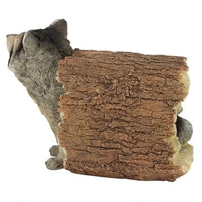 Design Toscano Bandit, The Raccoon Statue - Black - Image 3