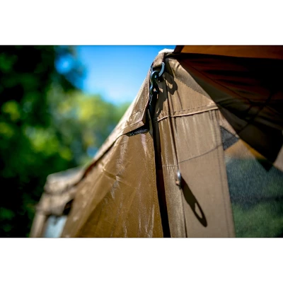 Clam Quick-Set Venture Portable Pop Up Sided Camping Gazebo Screen Tent With Ground Stakes And Carry Bag - Image 5